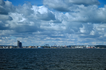Obraz premium Panoramic view of Gdynia