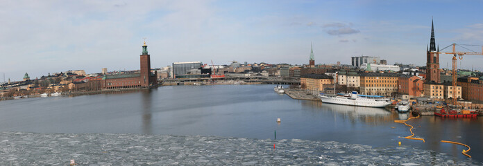 Panorama view of Stockholm city (Sweden)