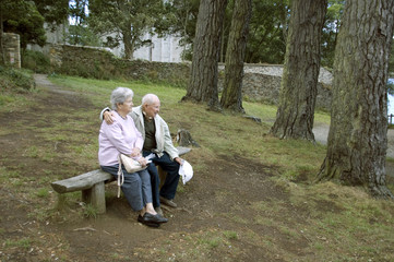 Gl&uuml;ckliche Senioren