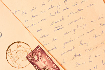 old handwritten letter