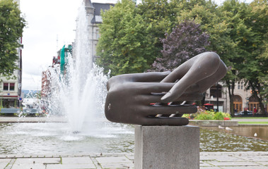 Spikersuppa square in central Oslo © Gary