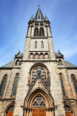 Fototapeta na wymiar Martin-Luther-Kirche Detmold, Deutschland