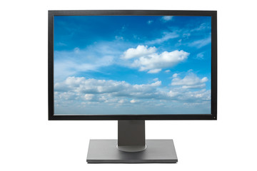 Fototapeta premium Computer monitor isolated
