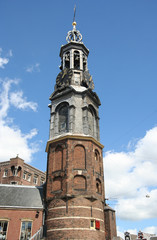 Fototapeta na wymiar Munt Tower Amsterdam