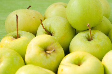 .Green apples