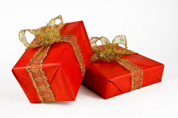 Geschenk Paket in Rot