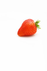 Strawberry on white background