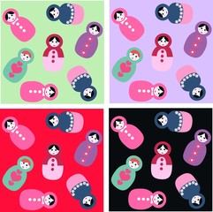 Naklejka premium seamless pattern