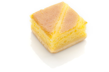 Yellow Cake Isolated