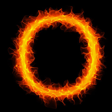 Fire letter O