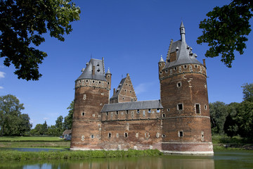 Fototapeta premium Beersel Castle in Brussels