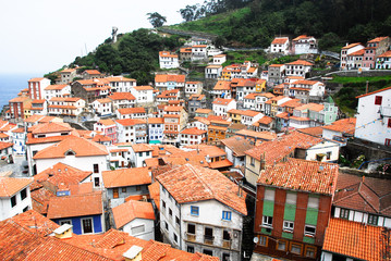Fototapeta premium Casas de Cudillero, Asturias