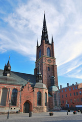 Fototapeta na wymiar Stockholm. Riddarholmskyrkan