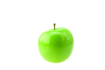 green apple isolated on white