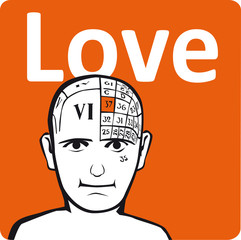 A psychology model - the love section of the brain