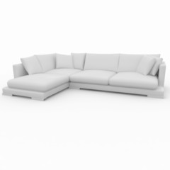Naklejka premium 3d furniture detailed