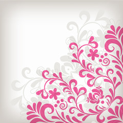 Obraz na płótnie Canvas Soft pink floral background