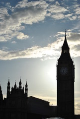 Fototapeta premium Big Ben and Parliament, London, UK
