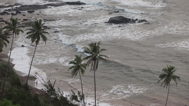 Vagator Beach in Goa, India.