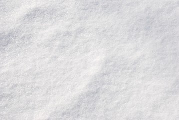 White snow background