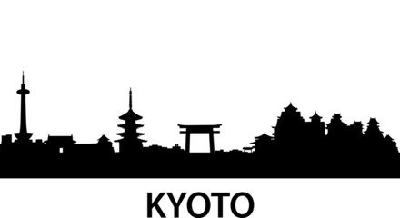 Fototapeta premium Kioto Skyline