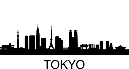 Fototapeta premium Tokyo Skyline