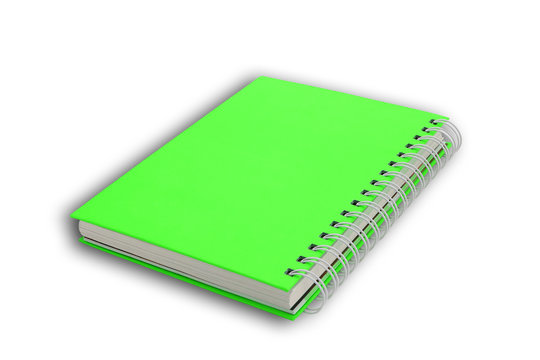 green Blank Note Book
