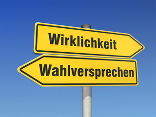Wahlversprechen Wirklichkeit Wahlbetrug