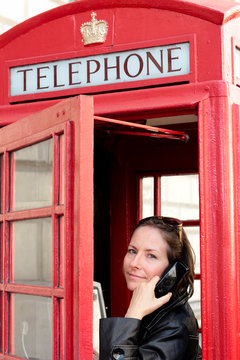 appeler depuis une cabine londonienne