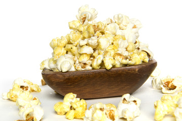 popcorn in a bowl