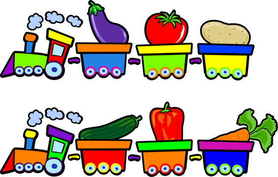 The train of vegetables