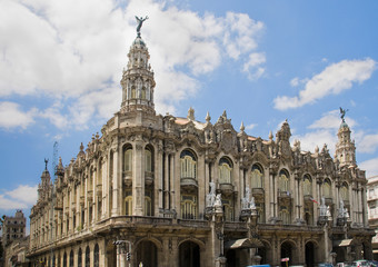 Naklejka premium Gran Teatro of La Havana, Cuba.