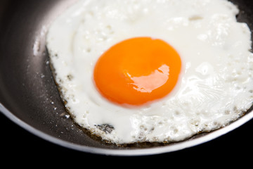 eggs in a pan