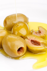 Olive oil and olives