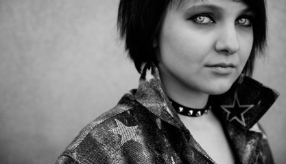 Close-Up of a Punk Girl