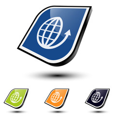 Naklejka premium Global Symbol