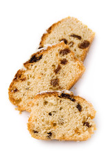 Cake isolated on white