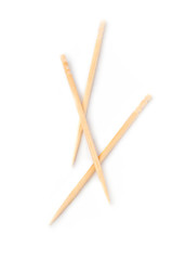 Toothpicks isolated on white