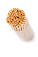 Toothpicks isolated on white