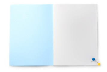 Notepad isolated on the white background