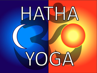 hatha yoga vector