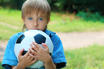 boy with a ball