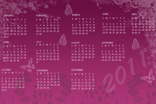 Kalender 2011 Calendar 2011