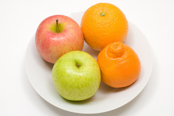 オレンジとりんご