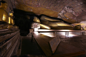 view of Dambulla - Cave temple - Sri Lanka