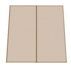 open book with blank