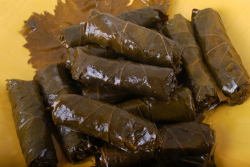Gastronomie - Feuilles de Vigne (Dolmadakia Yialantzi)