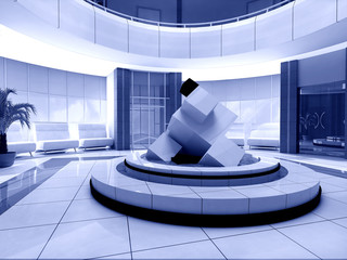 Hall of hotel in ASed