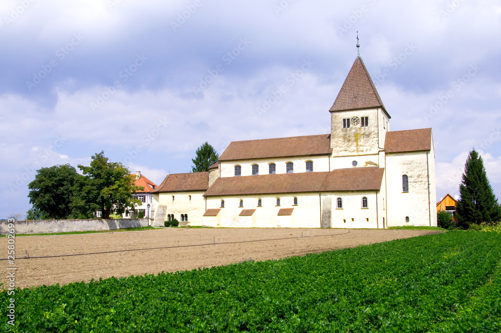 Poster st. georg - insel reichenau - bodensee