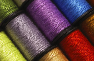 Spools of thread